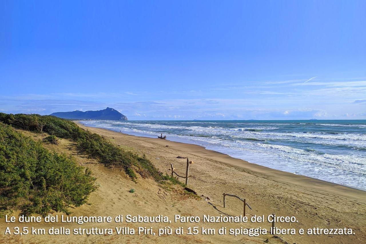 Villa Piri Sabaudia Bagian luar foto